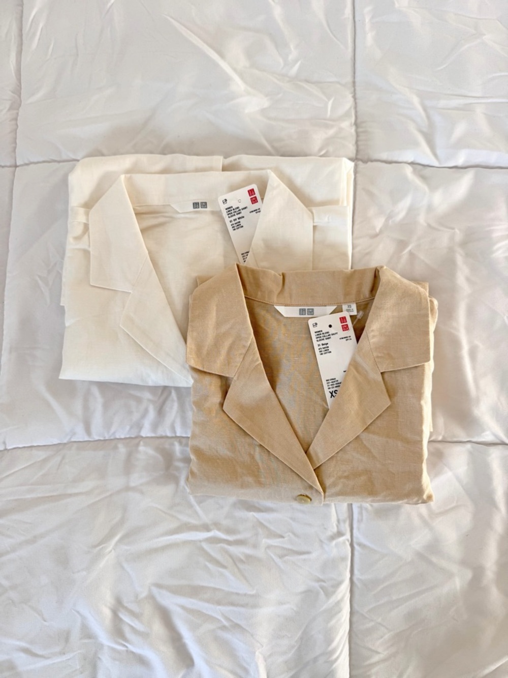 Uniqlo Linen Shirts (Bundle of 2)